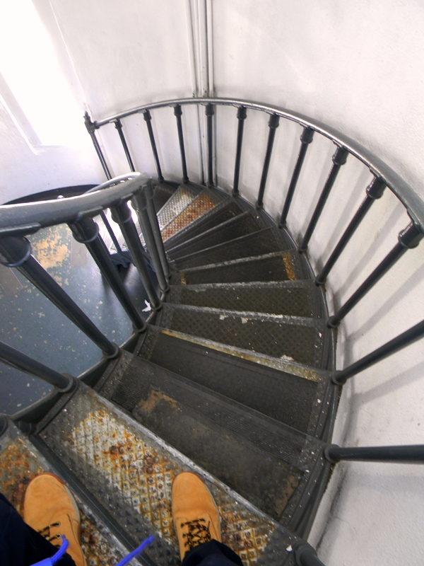 DF Lighthouse stairway.JPG - Lighthouse stairway